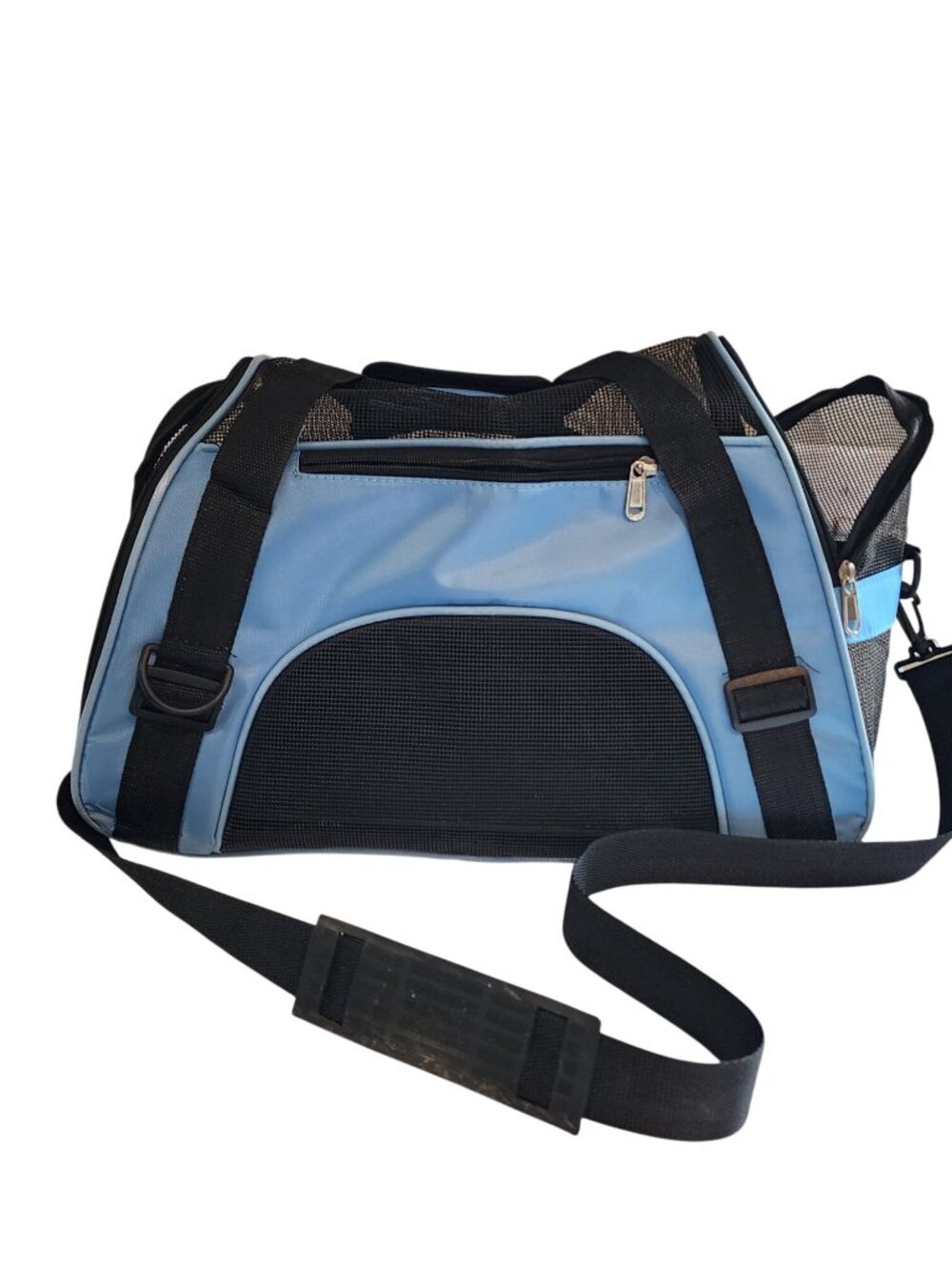 soft-sided pet carrier designed for cats and small dog